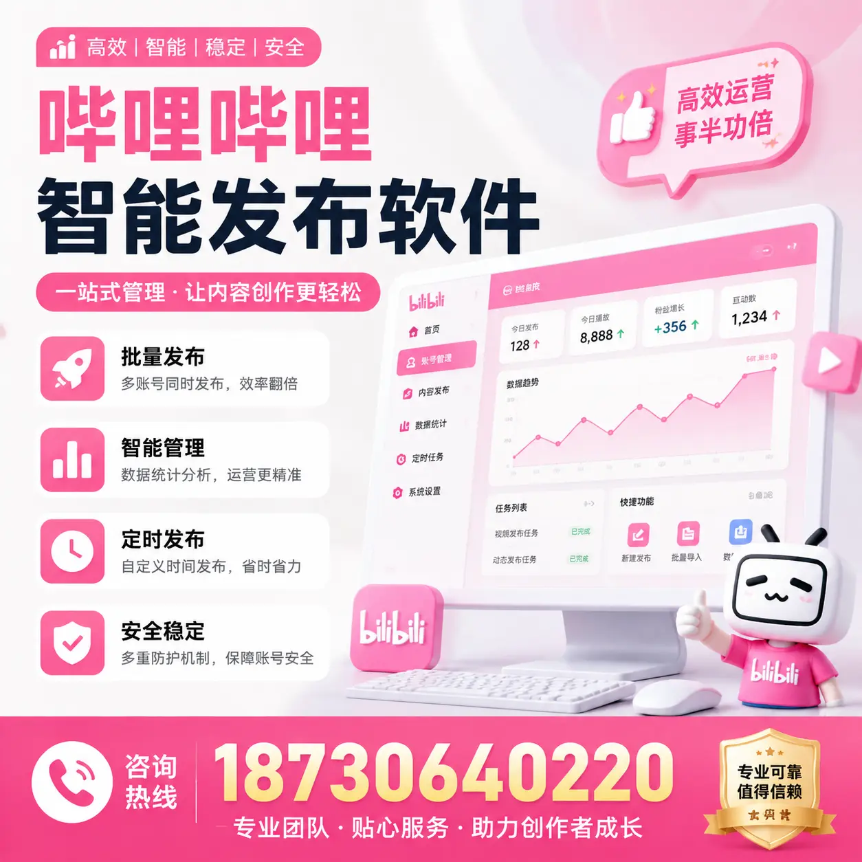如何评估哔哩哔哩智能发布软件的ROI?宜宾 企业必读
